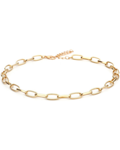 Ras de cou Hollow Ring doré 