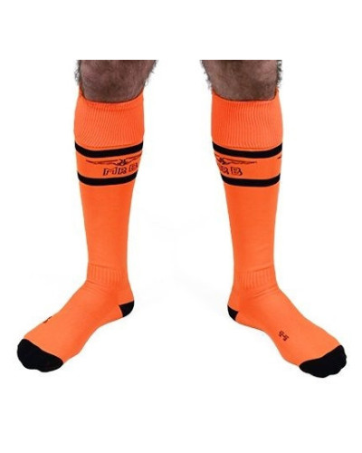 Chaussettes hautes Urban Football Socks Orange Neon 