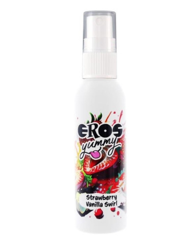 Spray Corporel à Lécher Yummy Fraise Vanille 50 ml 