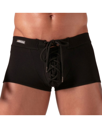 Boxer avec lacets Laced Noir 