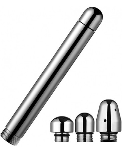 Embout de douche Alu avec 3 pommes - Insertion 15 x 2.7cm 