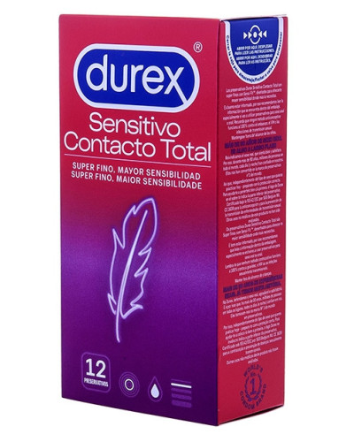 Préservatifs fins Sensitive Contact Total x12 