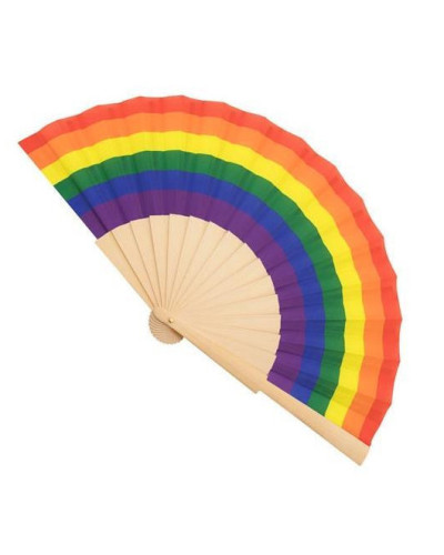 Éventail Rainbow 23cm 