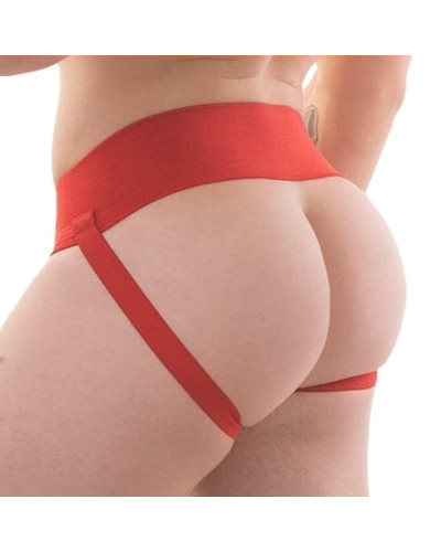 Jockstrap Sergey Pop Rouge  Couleur principale:Rouge Composition:coton (95%) - élasthanne (5%)