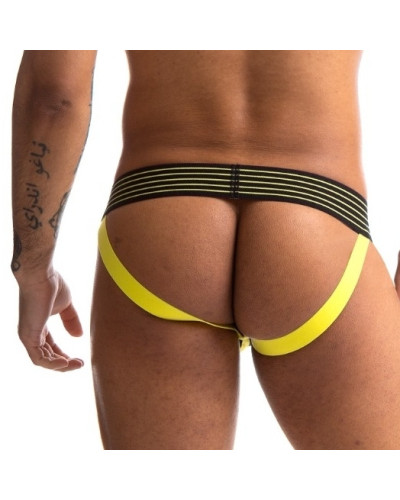 Jockstrap Rally 665 Noir-Jaune  Couleur principale:Noir Couleur secondaire:Jaune