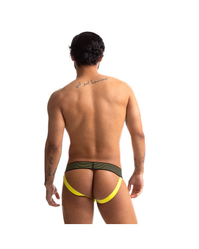 Jockstrap Rally 665 Noir-Jaune  Couleur principale:Noir Couleur secondaire:Jaune