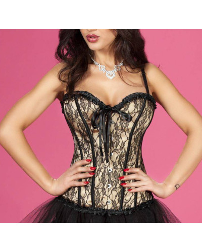 Corste Méana - Noire et or  Couleur principale:Noir