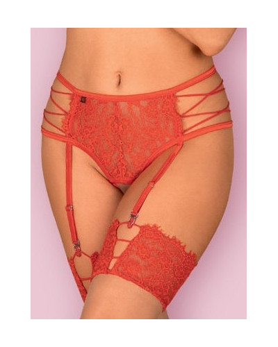 Porte-jarretelles Rediosa Rouge  Couleur principale:Rouge