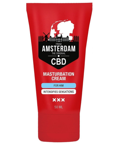 Crème de masturbation au Cbd Amsterdam XXX 50ml 
