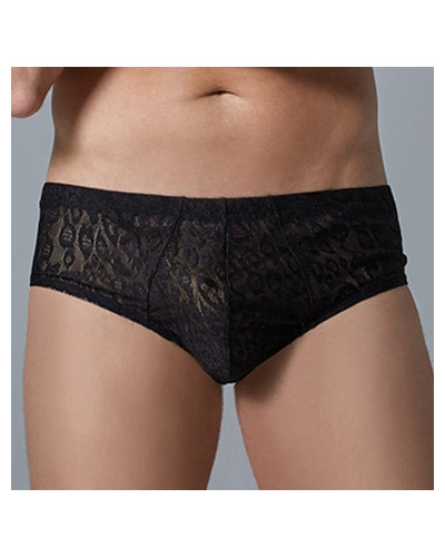 Shorty Dentelle Leopard Allure Noir  Couleur principale:Noir