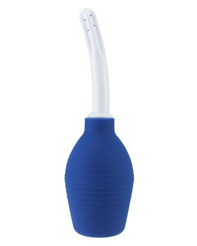 Poire de lavement Douche Anale Bleue 2 - Insertion 12 x 2cm 