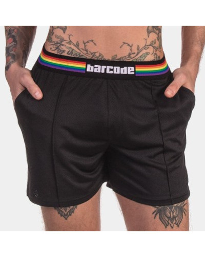 Short Barcode Pride Noir  Couleur principale:Noir