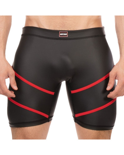 Short Nuru Noir-Rouge  Couleur principale:Noir Couleur secondaire:Rouge
